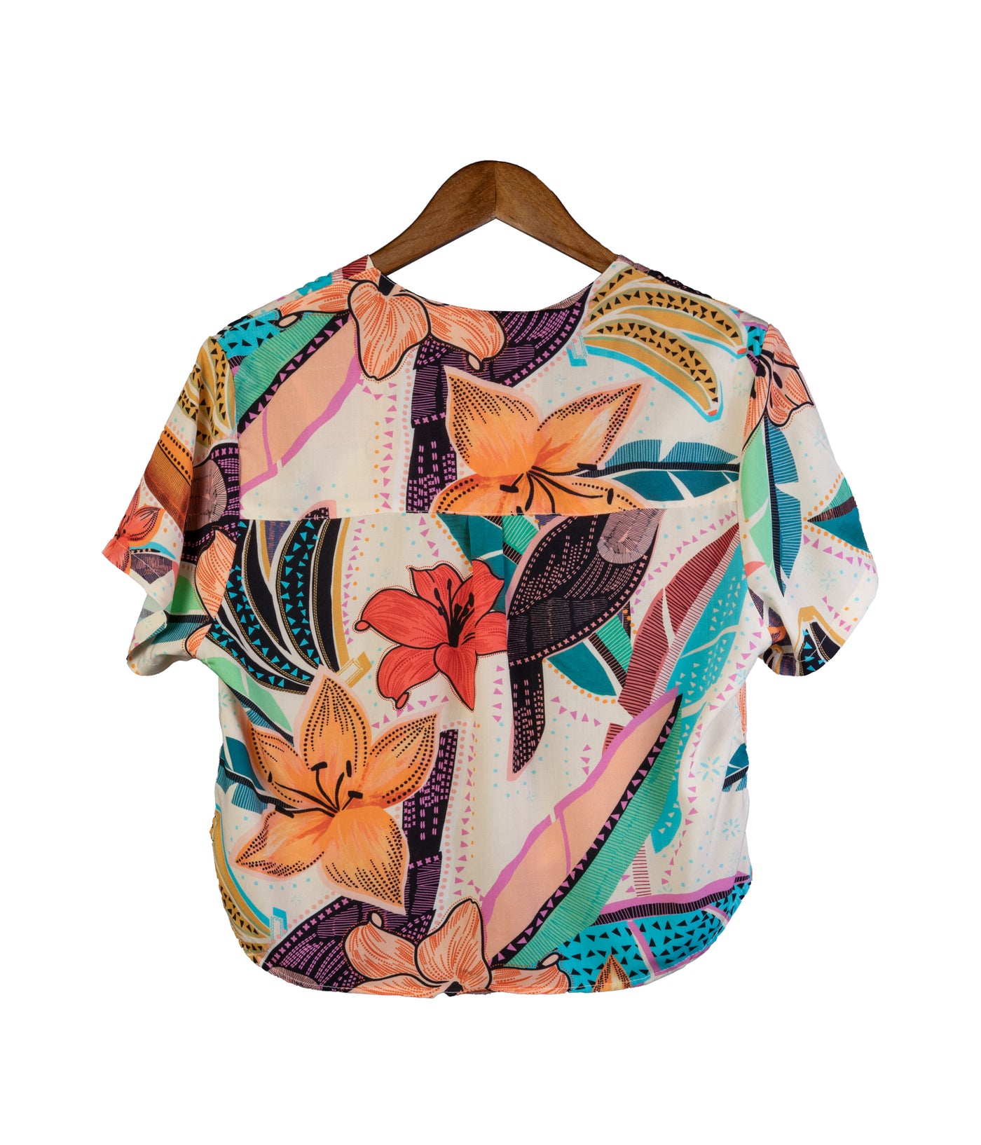 Secret Garden Floral Crop Top