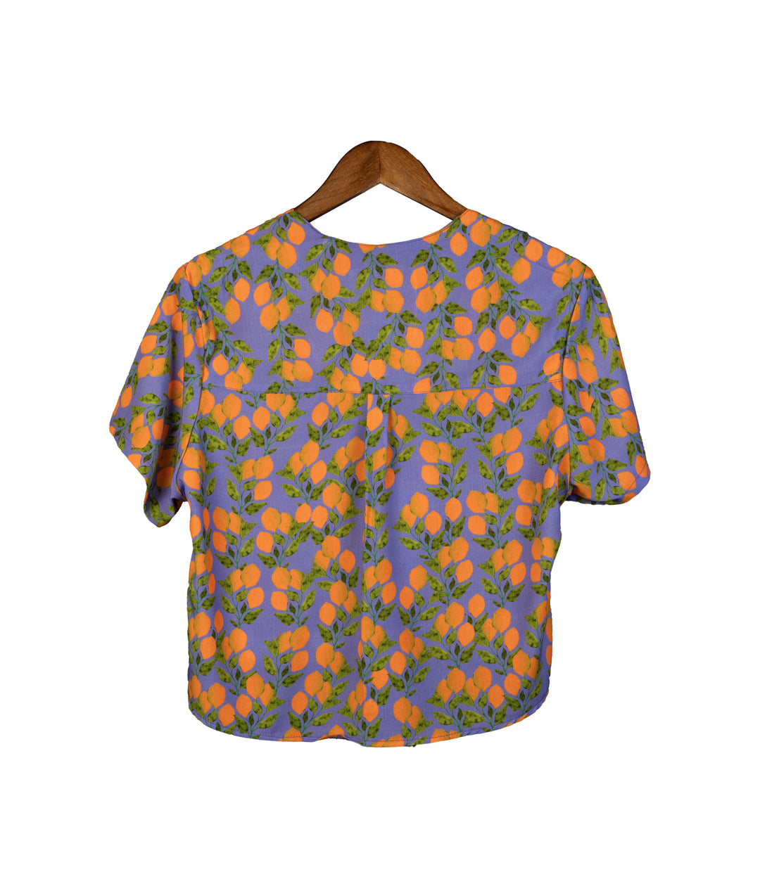 Vintage Oranges Crop Top