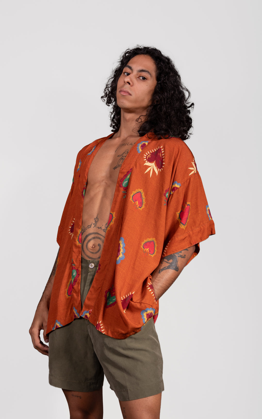 Heart On Fire Kimono