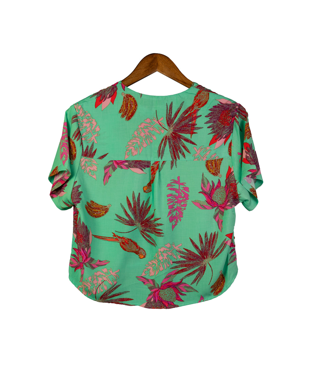 Purple Haze Tropical Crop Top